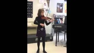 Katie Plays Violin - 2/21/15