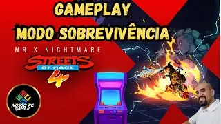 Street of Rage 4 Mr X Nightmare - modo sobreviv&ecirc;ncia - Gameplay