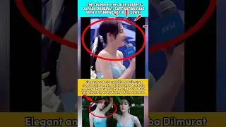 Dilraba Dilmurat Stuns! This Blue Gown Has Everyone Mesmerized #dilraba #cdrama #shorts