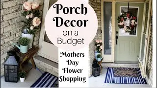 Small Front Porch Decor Idea For Spring | Planting Flowers from Costco! Future GARDEN Plans.