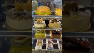 Cute cakes at a bakery near Hougang Mall