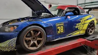 Honda S2000 k24 With Air Powered Paddle Shift Sequential Transmission Tuned on Haltech