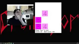 Game 2048 with gesture control  / Python / OpenCV / MediaPipe Hands