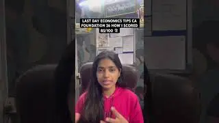 Last day economic tips ca foundation #exam #cafoundation #study #fyp