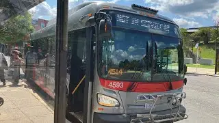 WMATA Metrobus 2021 New Flyer XD40 4593 On Route 54 Ride