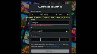 Eu com 6 anos, criando minha conta do roblox: #robloxmemes