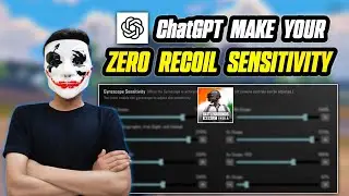 ChatGPT Se Sensitivity Kaise Banaye BGMI | ChatGPT BGMI Sensitivity 2025 | Zero Recoil Sensitivity 