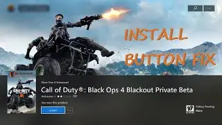 Call of Duty Black Ops 4 Blackout Beta Install Fix Xbox One