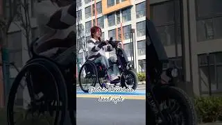 Electric wheelchair hand cycle #electric #wheelchair #handcycle #electricwheelchair #chinafactory
