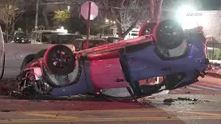 BMW Driver Arrested after Colliding w/ Uber RAV4, Woman in Serious Condition
