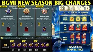 😍BGMI NEW SEASON BIG CHANGES | H SERIES NEW CYCLE SEASON FULL EXPLAINED | WHAT IS PROMOTION MATCH