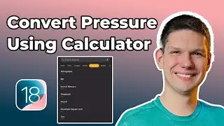 How To Convert Pressure Using iPhone Calculator (iOS 18)