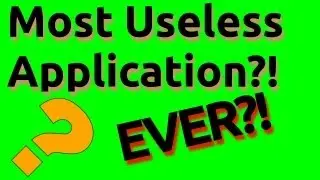Most Useless Application Ever? - Ubuntu 12.04