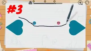 Love Balls Full Walkthrough ALL Stars Part 3 Levels 50 - 75 Connect Balls Using Pencil