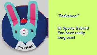 K's Kids Read & Play Activity Soft Books  Animal Peekaboo!
