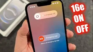 How To Turn Off iPhone 16e - How To Turn On iPhone 16e
