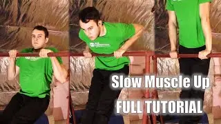Slow Muscle Up - Full Tutorial - German/Deutsch