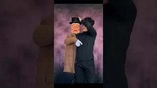 Seni boneka hidup street art #shortvideo