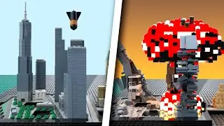 LEGO Nuclear Bomb VS Cities