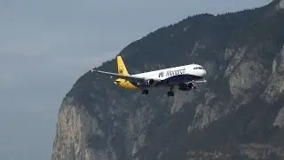 Landing between mountains - Monarch landing at LOWI Innsbruck