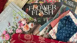 Part 5 VOL 9 TEXTILE TALES - French Flower Flash #roxyjournalofstitchery 