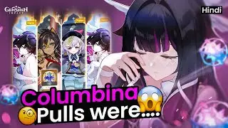 [Hindi] I Almost *LOST ALL COLUMBINA 50-50* For My VIEWERS! | Genshin Impact Luna 4
