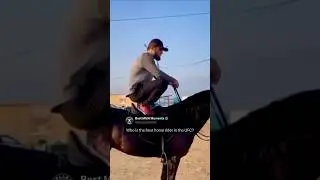 Islam Makhachevcan squat on a horse