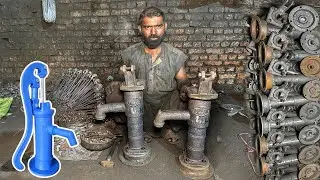 Amazing Process Of Manufacturing Handmade Water Pump (Nalka) In Massive Factory