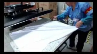 How to operate large size semi-automatic heat press,80x100cm heat press-STM 40