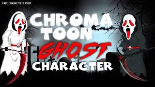 Chroma Toon Mein Ghost👻 Ka Character Kaise Banaye | How To Make Ghost Character Full Tutorial