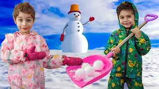 Зимняя сказка Невы и Нали: Снежные приключения!