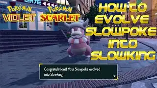 Pok&eacute;mon Scarlet and Violet - How to Evolve Slowpoke into Slowking