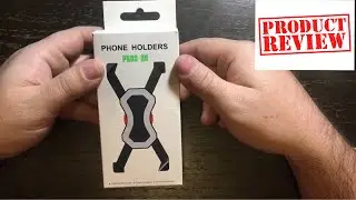 Держатель для смартфона Aikzik PB03-AC для велосипедов, мотоциклов и электромобилей. Распаковка и обзор