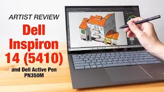 Artist Review: Dell Inspiron 14 (5410) with Dell Active Pen PN350M
