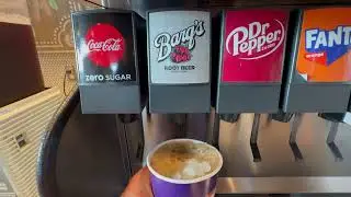 Soda Machine Drink Refills POV ASMR Getting Drinks at Soda Fountains in Fast Food Restaurants