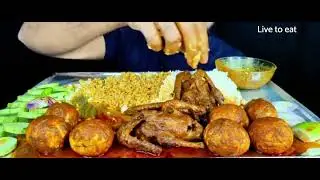 Very spicy Egg greavy chicken greavy rice,salad   extra gravy #chicken #chickencurry #egg #eggrecipe