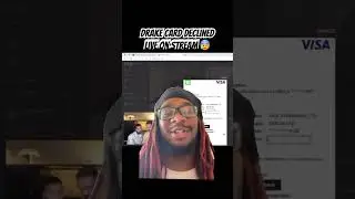 Drake card declined live on stream with lil yatchy #drake #livestream #trending