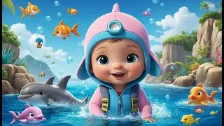 Ocean Rescue with Dolphin | Fun Ocean Adventure Nursery Rhyme for Kids | Baby Learning Song
