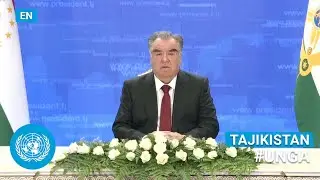🇹🇯 Tajikistan - President Addresses United Nations General Debate, 76th Session (English) | #UNGA