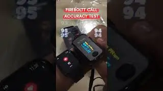 Fire Boltt Call Sensor Test - Smartwatch Heart Rate & SPO2 Accuracy Test #fireboltt #smartwatch