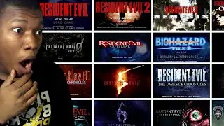 All RESIDENT EVIL Title Voices & BIOHAZARD Voices (1996-2023) REACTION