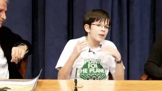 Felix Finkbeiner at the Press Conference of the Opening of the International Year of Forests 2011