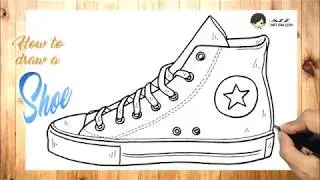 How to draw a Shoe