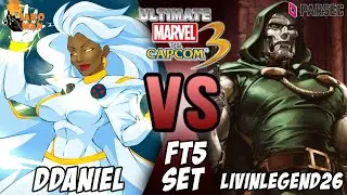 UMVC3 Parsec FT5 Set - DDANIEL VS livinlegend26 (Spencer/Doctor Doom/Akuma)