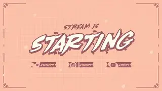 Lofi Stream Overlays for Streamers || Clean Twitch Overlay Pack Template
