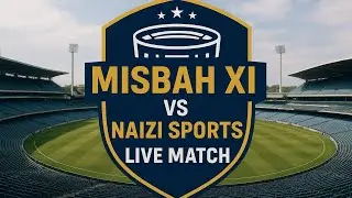 Hidayat Khan Sports is live! Misbah xi first inning