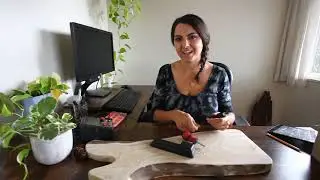 Wood Burning a Charcuterie Board  / Pyrograver une planche &agrave; charcuterie