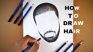 How to Draw Hair: Drake Haircut