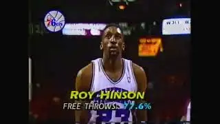 Roy Hinson - 18 Points, 12 Rebounds, 2 Blocks, 2 Dunks while filling in for Charles Barkley