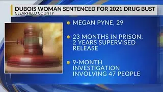 DuBois woman sentenced after massive 2021 multi-state drug bust
